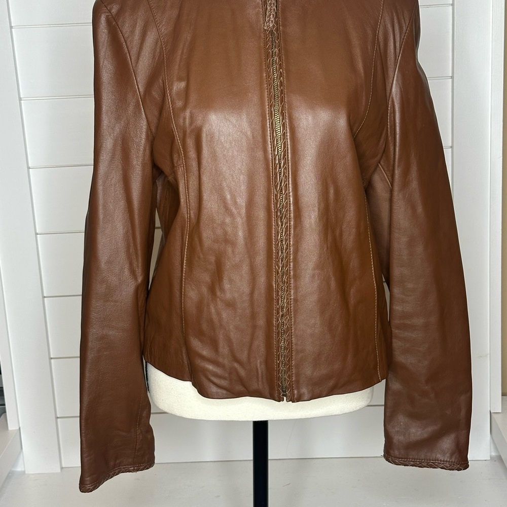 Women’s Wilsons Leather brown Jacket large